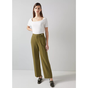 LK Bennett Billie Tailored Crop Wide Trouser